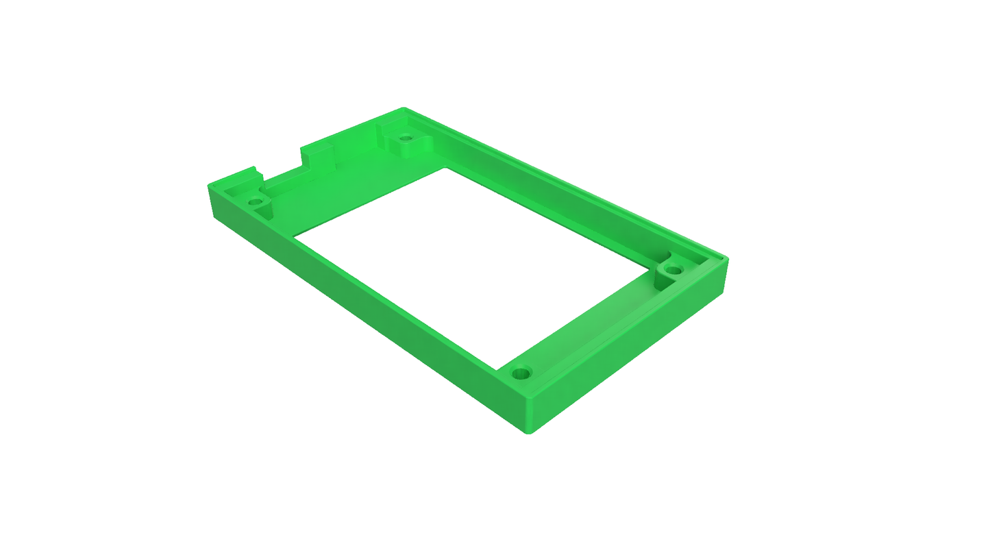 3D-MES Display 2.8 Zoll Erweiterung (Layout Waage) Flash-Key + STLs für Waage (digital ohne Display)