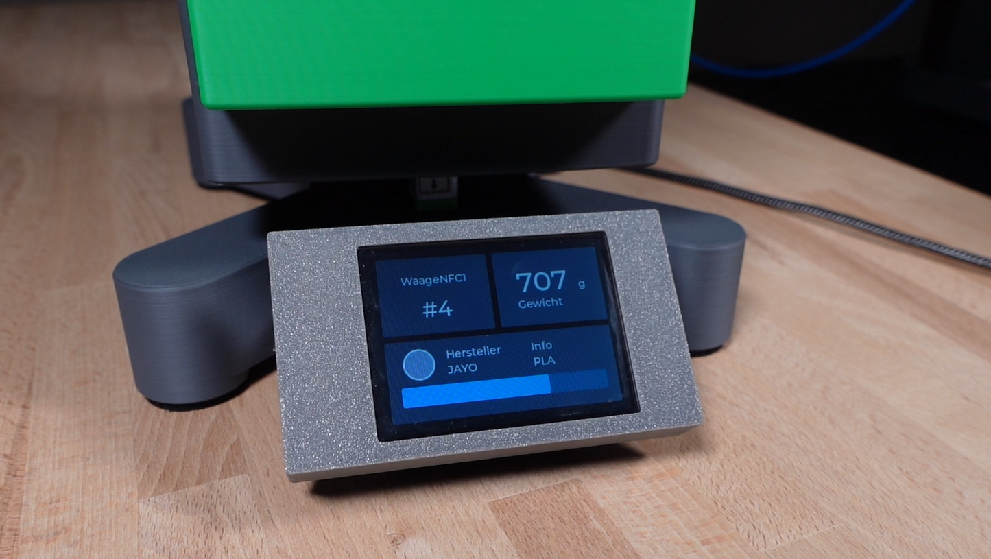 3D-MES Display 2.8 Zoll Erweiterung (Layout Waage) Flash-Key + STLs für Waage (digital ohne Display)